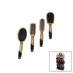 KEOPS FRÇ-47 (449922) (BAMBU SAP=SİLİKON KAPLI UÇ & BAMBU GÖVDE ) (MİX=FÖN & SAÇ FIRÇASI & TARAK) (METAL STANDLI)*64X2