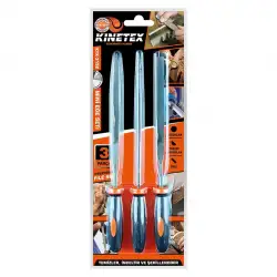 KINETEX KTX-3152 ( 3PCS ) MİNİ EĞE SETİ ( DÜZ & YUVARLAK & ÜÇGEN )*240
