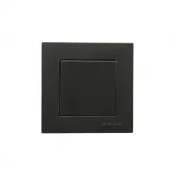 Mutlusan Rita-2220 401 0295 ( Poşetli ) ( Füme & Tekli Anahtar ) Vidalı & Çerçeveli*12x10