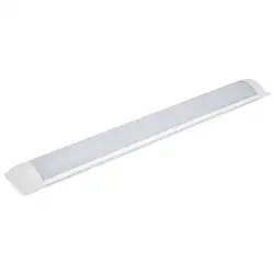 Nisaluce Eamp-064 ( 2pcs ) (36w & 120cm) (beyaz & 6500k) Led Bant Armatür Lamba Ampul (plastik Kasa)*18