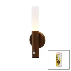 Nisaluce Eamp-098/1 ( Sensörlü=1--3mt ) ( Type-c Şarjlı ) ( Günışığı Led ) Dolunay Led Aplik Lamba ( 1w )*50