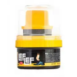 NURİ LEFLEF ( HAZIR ) ( CİLALI SÜNGERLİ ) ( SİYAH ) KREM AYAKKABI BOYASI 60ML*12X6