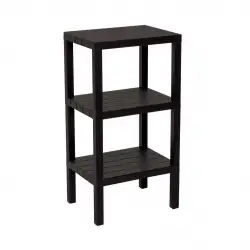 Ombeg Om-3102-0390 ( 3 ( Düz ) Raflı & Siyah ) Modüler Ünite Plastik*8