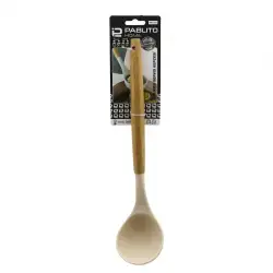 Pablıto Home Pbt-208 ( 30.8cm ) ( Silikon ) ( Servis Kepçesi ) ( Ahşap Bambu Sap )*24x6