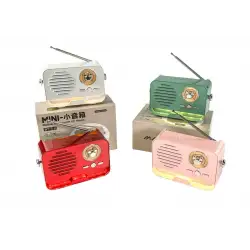 Platoon Bluetooth 5.3 Mini Retro Radyo PL-4707