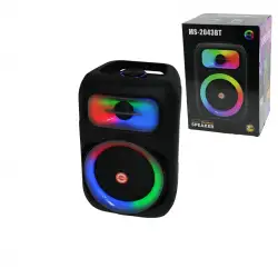 Platoon Pl-4671 ( 8 ) Speaker Hoparlör ( Bluetooth ) ( Wıreless Speaker ) ( 5 Farklı Işıklı ) ( Usb & Bluetooht & Dc 5v )25w*8