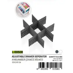Qlux L-508 3pcs Ayarlanabilir Çekmece Bölmesi*36