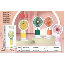 Şarjlı Taşınabilir El Tipi Mini Fan Egonex 503