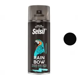 Selsil Tab-428 ( Siyah Mat ) Sprey Boya ( 400ml )*12x1