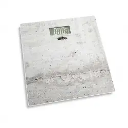 Sinbo Sbs-4451 ( Dijital & Pilli ) ( Beyaz Cam ) Banyo Baskül Terazi Tartı ( Lcd Ekran ) ( 180kg/100gr ) ( 26x26cm )*10