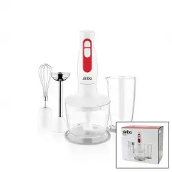 Sinbo Shb-3100s Turbo El Blender Seti (doğrayıcı& Mikser& Blender) (2 Kademe Hız) (600ml Hazne & 700ml Ölçü Kabı)*6