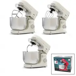 Sinbo Smx-2769 Standlı Mikser & Blender Seti ( 3 Farklı Uç )(8 Kademe Hız+turbo) (hamur Yoğurma-çırpıcı-karışıtırıcı+ Kase )(1300w)(6lt Çelik Hazne)*1