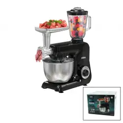 Sinbo Smx-2775 ( Siyah ) Standlı Mikser & Blender Seti (3ın1)(kıyma Mak. Aparatı)(5 Kadem. Hız Ayar )(4.5lt Hazne & 1.5lt Blender)(1500w)*1