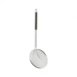 STAINLESS STEEL YAKUT-11470 (-13449 ) ( 14CM ) ( METAL TEL ) KEVGİR ( KROM METAL ÇERÇEVE & SAP= 26.5CM )*5X48
