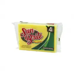 SUN BRİTE ( 4PCS ) ENDÜSTRİYEL GENEL AMAÇLI BULAŞIK SÜNGERİ*60=K