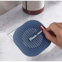 Süzgeçli Lavabo Gider Koruyucu Mat Gri