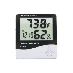 TEMPERATURE OPERATION MANUAL FOR ( HTC-1 )  DİJİTAL SAAT & SICAKLIK & NEM ÖLÇER*150