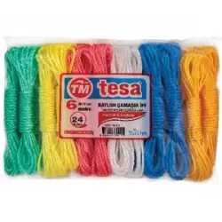 TESA TM-410-411 ( NAYLON PLASTİK ) ( 10MT ) ÇAMAŞIR İPİ *24X10