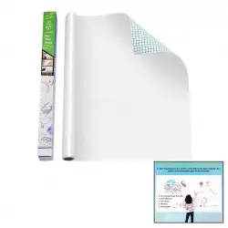 White Board To Stick Yakut-12167 ( Yapışkanlı ) Beyaz Tahta Pvc Folyo Sticker & Kalem ( 60x200cm )*100