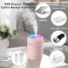 DEMPOWER DP-315B USB COLORFUL (KLASİK) (300ML) (H2O) (MİNİ) (USB ŞARJ& IŞIKLI) HAVA NEMLENDİRİCİ &BUHAR MAKİNE &KOKU GİDERİCİ*100
