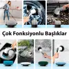 Egonex 9u 1 Arada Çok Amaçlı Kablosuz Şarjlı Temizlik Fırçası IP67 Yıkanabilir Başlık