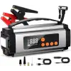 Pro Akü Takviye Şarj Cihazı 10000 Mah Akü Takviye Cihazı Akü Şarj Cihazı Lastik Şişirme Pompası 4in1 Jump Starter