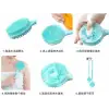 Çift Taraflı Silikon Uzun Saplı Banyo Fırçası Cm-331