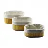 Dmr-4951 (3lü) (oval) (bambu Kenar) Organizer Sepet*10