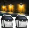 Egonex 2 Ampullü Hareket Sensörlü Solar Güneş Enerjili Ampul Led Duvar Lambası