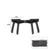 Egonex İBİCO-977 ( SİYAH ) SOFRA AYAK ( KOMPLE PLASTİK ) ( 20CM ) ( AÇ KAPA )*4X50
