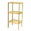 Egonex İbico İ21-148 Çok Amaçlı Raf & Organizer ( 3 Katlı ) ( Ahşap & Bambu ) ( 36x32x80cm )*6