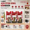 Egonex Medalyan Dl-27 ( 20x80 ) ( 5pcs ) Açık Piton Dübelli*12x10