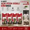 Egonex Medalyan Dl-28 ( 21x100 ) ( 4pcs ) Açık Piton Dübelli*12x10