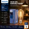 Egonex Phılıps-346758 00 Corepro St64 ( 2700k & E27 ) ( 7w = 60w & E27 ) ( Led Filament & Rustik Ampul ) Lamba ( 806 Lumen ) ( Cam Gövde )*10=k