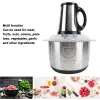 Elektrikli Paslanmaz Çelik Kollu 3.5 Litre Et Kıyma Makinesi Sebze Meyve Doğrayıcı Rondo Blender