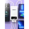 Enerx Enr-p20dc 20000 Mah 2.1 Amper Dahili Kablolu Powerbank Siyah