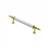 İbico-972 ( 9.6cm ) ( Beyaz & Altın ) Boru Kulp*10x5