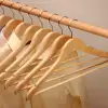İbico Ask-001 ( 3lü ) Ahşap Elbise Askısı ( Vernikli Gürgen Ağaç )*40=k
