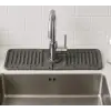 Mutfak Banyo Lavabo Kenarı Silikon Mat Gri