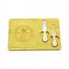 Pablıto Home Pbt-330 (bıçak Sağ) (ahşap Bambu) Kahvaltı Peynir Sunum Pano (2peynir Bıçak=ahşap Saplı)(19x29cm &1.5cm)*36