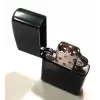 Siyah Düz Zippo Modeli Benzinli Çakmak
