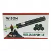 Wison Ws-503 100mw 3.7v 3200 Mah Desen Başlıklı Şarjlı Yeşil Lazer Pointer