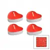 Yakut-8086 ( 50pcs ) ( Kırmızı & Kalpli ) Tea Light Mum*36
