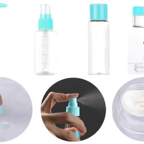 10 Parça Seyahat Sprey Ve Boş Şişe Seti