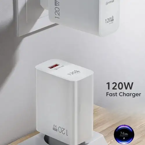 120 Watt Hızlı Çift Turbo Şarj Cihazı