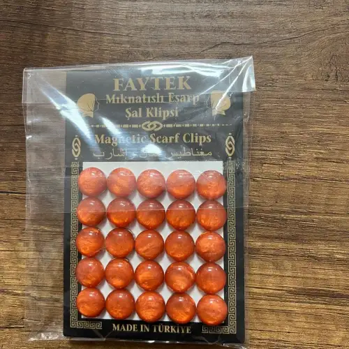 25 Takım Mıknatıslı Eşarp Şal Klipsi