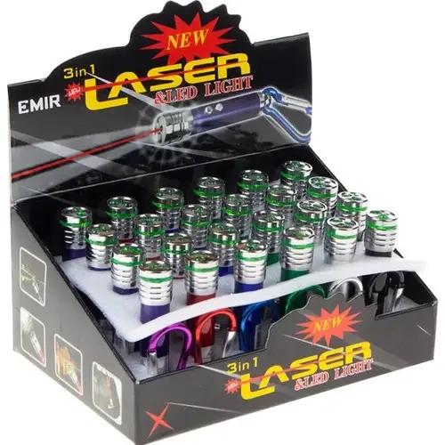 3 İn 1 Kedi Köpek Oyuncağı Lazer Pointer Işık