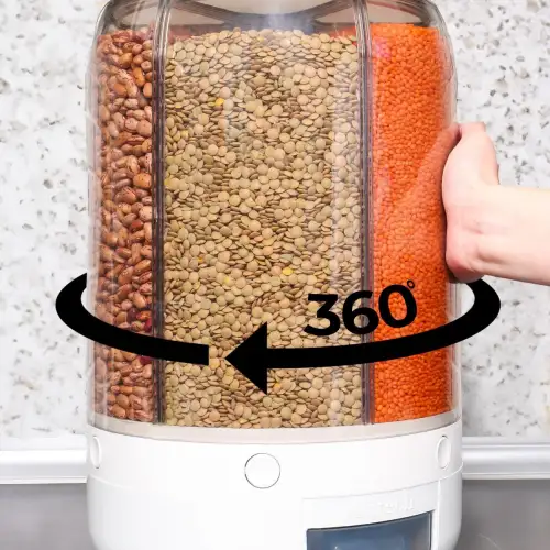 Alitech Kuru Gıda ve Bakliyat 6lı Erzak Saklama Kabı 10 Kg