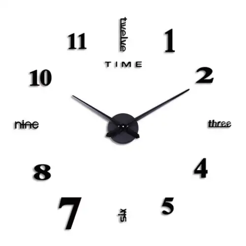 3D Wall Dıy Clock Yeni Nesil 3D Duvar Saati