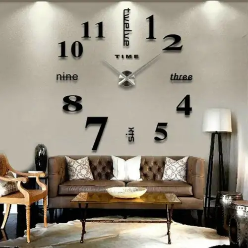 3D Wall Dıy Clock Yeni Nesil 3D Duvar Saati